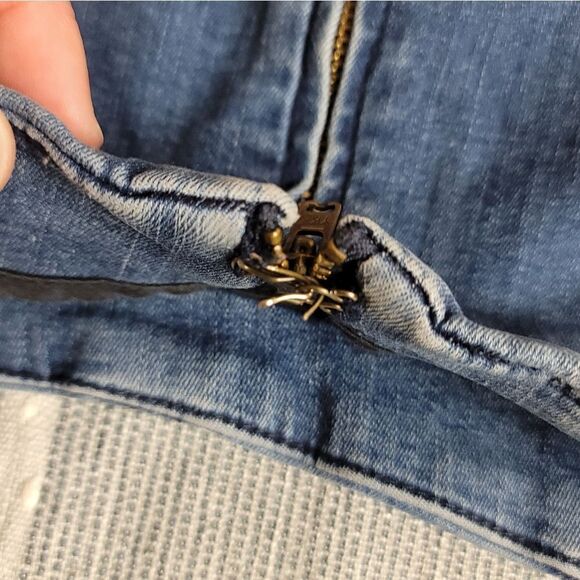 FREE PEOPLE Denim Skirt - Picture 5 of 8